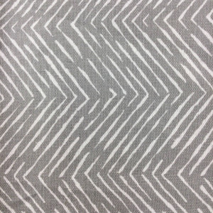 6 Yard Piece of Sketched Chevron in Gray / White | Home Decor Fabric | Premier Prints | 54 Wide | By the Yard