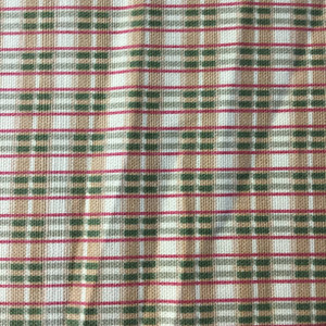 Wool Plaid Fabric in Turquoise Teal Brown Wine 13 yards