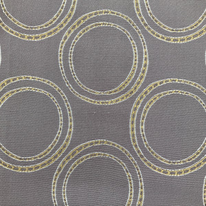 4.5 Yard Piece of Muted Purple and Gold Polyester Upholstery & Curtain Fabric | 54"W By The Yard