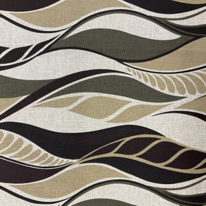 Wide Grey Stripe Fabric, Wallpaper and Home Decor