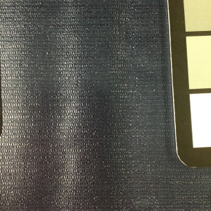 2 Yard Piece of Vinyl Fabric | Dark Blue Woven Texture | Felt-Backed | Upholstery / Bag Making | 54 Wide