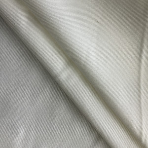 Spic in Optic | Slipcover / Apparel Fabric | Denim Twill Canvas in White | Medium Weight | 54" Wide | By the Yard