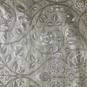 Envy in Green | Drapery Fabric | Floral Vines in Olive Drab | Lightweight | 54" Wide | By the Yard