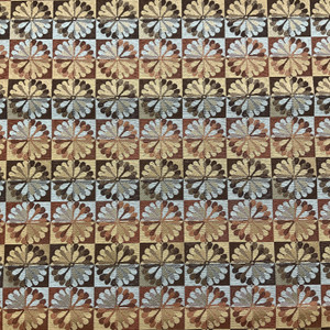 Blackford in Saddle Upholstery Fabric | Tan / Orange / Blue | Commercial Grade / High Performance | 54" Wide | By the Yard