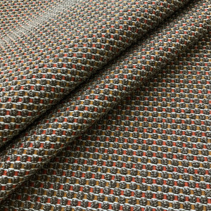Brown / Orange Highly Textured | Upholstery Fabric | 54" Wide | By the Yard | Durable