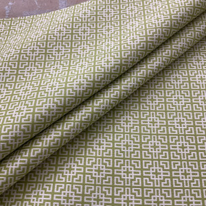 Sunblock in Parakeet | Upholstery Fabric | Green / Ivory | 54" Wide | By the Yard | Durable