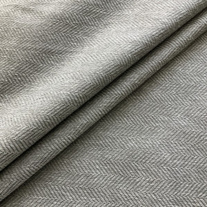 Two Tone Grey Herringbone |  Upholstery Fabric | Medium Weight | 54" Wide | By the Yard