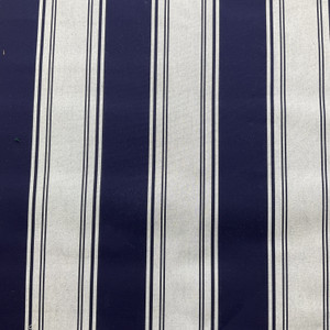 Sunbrella-like Stripe Captain Navy / White | Outdoor Fabric | Awning Weight | Solution Dyed Acrylic | 46" Wide | By the Yard