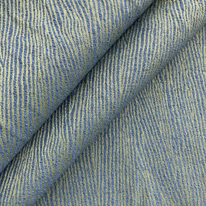 Waves in Blue / Green | Jacquard Upholstery Fabric | Heavy Weight | 54" Wide | By the Yard