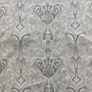 Winchester in Slate | Home Decor Fabric | Ikat Design Beige / Off White | Magnolia Home | 54" Wide | By the Yard