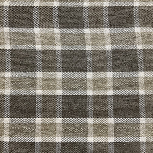 Plaid in Brown / Tan | Upholstery Fabric | Chenille | 54" Wide | By the Yard
