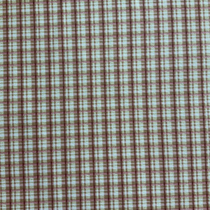 Cerbos in Papaya | Home Decor Fabric | Plaid in Pink / Brown / Off White | Felt-Backed | Medium Weight | 54" Wide | By the Yard