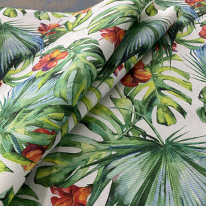 3.33 Yard Piece of Terrasol Oahu Outdoor Acrylic Coconut | Medium/Heavyweight Outdoor Fabric | Home Decor Fabric | 54" Wide