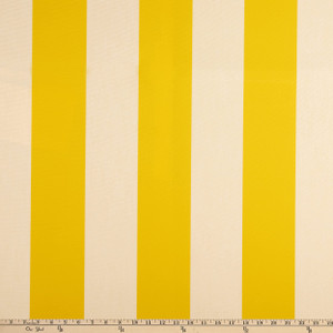 1 Yard Piece of Sunbrella Awning/Marine 5702-0000 46" Beaufort Outdoor Yellow/White | Medium/Heavyweight Outdoor, Woven Fabric | Home Decor Fabric | 46" Wide