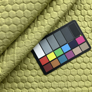 Honeycomb in Avocado | Pre Quilted Upholstery Fabric | Hexagons in Solid Green | Heavyweight | 54" Wide | By the Yard