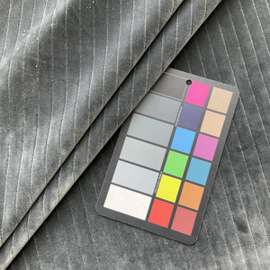 Black Velvet Corduroy | Upholstery Fabric | Wide Wale | Heavy Weight | 54" Wide | By the Yard