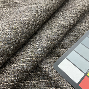 Tweak in Gravel | Upholstery Fabric | Slub Basketweave in Grey / Brown / Beige | Richloom | Heavyweight | 54" Wide | By the Yard