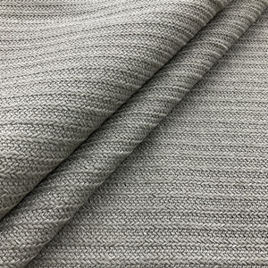 Pismo in Dolphin Grey | Outdoor Upholstery Fabric | Braided Stripes | Open weave / Water Friendly | Heavyweight | 100% Olefin | 54" Wide | By the Yard