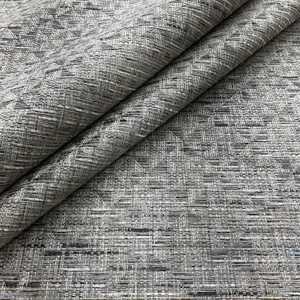 Mascarade in Cinder | Upholstery Fabric | Grey / Beige / White | Pinwheel Weave | Heavyweight | 54" Wide | By the Yard