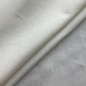 Necco in Eggshell | Linen-like Drapery / Decor Fabric | Light to Medium Weight | 54" Wide | By the Yard