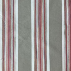 Wainscott in Sorbet | Drapery Fabric | Stripes in Beige / Off White / Red / Blue | Medium Weight | 54" Wide | By the Yard