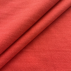 Angelo in Coral | Brushed Twill Upholstery Fabric | Red | Heavyweight | 100% Polyester |  54" Wide | Sold BTY