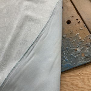 Sensation in Light Blue | Microsuede Upholstery Fabric | 100% Texturized Polyester | Medium Weight | 54" Wide | By the Yard