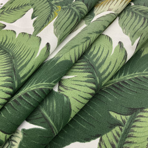 1.5 Yard Piece of Tommy Bahama Indoor/Outdoor Swaying Palms Aloe | Medium Weight Outdoor Upholstery | Home Decor Upholstery | 54" Wide