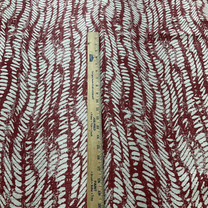 P.KAUFMAN JIRA In Color GRENADINE Printed home Decor Fabric | By the Yard