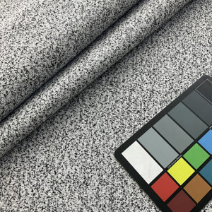 Cortlandt in Dalmation | Upholstery Fabric | Speckled Black on White | 100% Polyester | Nassimi Brand | 54" Wide | By the Yard