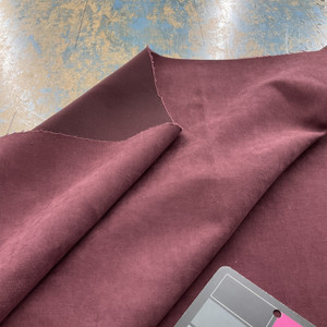 Walker in Lambrusco | Upholstery Fabric | Burgundy Microfiber | 100% Polyester | Medium Weight | Nassimi Brand | 54" Wide | By the Yard