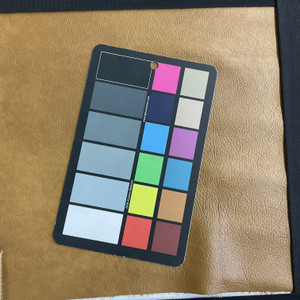 New Promenade in Camel Tan | Leather Cowhide | 14 Square Feet | 3 Ounce / 1.2 mm