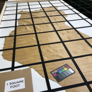 Camel Tan Lightly Mottled | Leather Cowhide | 18 Square Feet | 3 Ounce / 1.2 mm