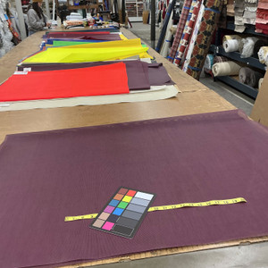 Burgundy 18 x 18 Vinyl Mesh | Windscreen, Safety Fencing, Gym Dividers, Awning Drop Shades | Bruin Plastics | 62" Wide | By the Yard