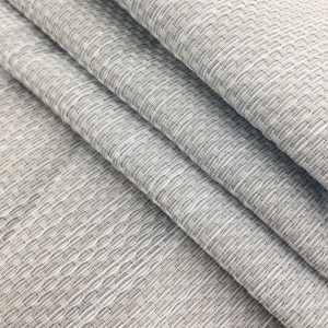 5.5 Yard Piece of Basketweave in Powder Blue | Upholstery / Drapery Fabric | 54" Wide | By the Yard