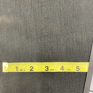 Black 18 x 18 Vinyl Mesh | Windscreen, Safety Fencing, Gym Dividers, Awning Drop Shades | Bruin Plastics | 78" Wide | By the Yard