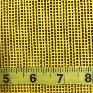 Yellow 9 x 9 Vinyl Mesh | Windscreen, Safety Fencing, Gym Dividers, Awning Drop Shades | Bruin Plastics | 30" Wide | By the Yard