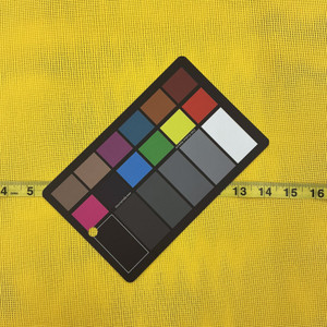 Yellow 18 x 18 Vinyl Mesh | Windscreen, Safety Fencing, Gym Dividers, Awning Drop Shades | Bruin Plastics | 54" Wide | By the Yard