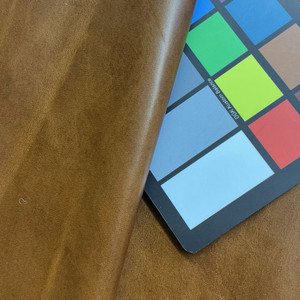 Oiled Chestnut Top Grain Premium Leather Hide | Chrome Tanned |  Oil Finished | 50+ Square Feet | .9 mm / 2.5 Ounce | Upholstery Leather