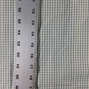 3 Yard Piece of Gray and White Check | Home Decor Fabric | Drapery | 54 Wide | By the Yard