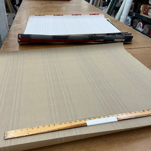 Recacril Arga Stripe R-351 Tan / Brown / Orange  | Waterproof Awning & Marine Canvas | 100% Solution Dyed Acrylic | 47" Wide | By the Yard