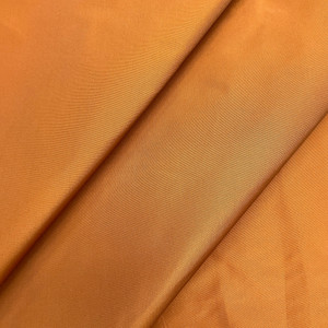 Solid Copper Orange | Satin Acetate Lining Fabric | Nylon | Lightweight | 60" Wide | By the Yard
