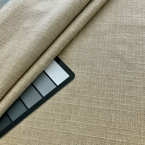 2.25 Yard Piece of Basketweave Backed Upholstery Turbo Solid Straw | Medium/Heavyweight Basketweave, Woven Fabric | Home Decor Fabric | 54" Wide