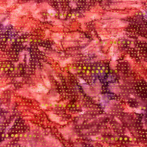 Boho Spirit Line Dot in Biscotti n Jam | Banyan Batiks | Quilting Fabric | 44" Wide | 100% Cotton | Dot Design | Wine Red / Gold-Tan / Purple