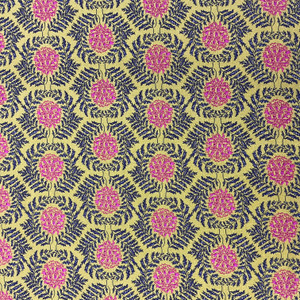 Wandering Eye Mini Jacaranda in Warm | Figo Fabrics | Quilting Fabric | 44" Wide | 100% Cotton | Floral | Pink / Purple / Green Chartreuse