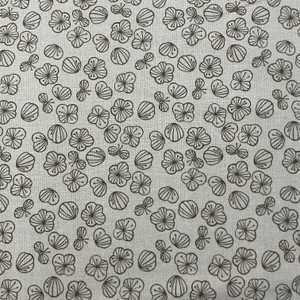 Folktale Blossoms in Taupe | Northcott | Quilting Fabric | 44" Wide | 100% Cotton | Floral | Taupe / Grey