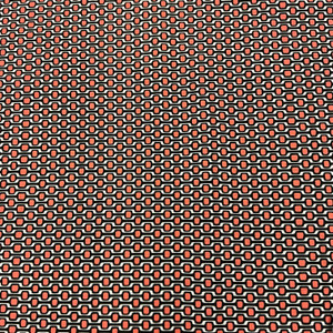 Cosmo Cats Cosmo Pods in Red | Benartex | Quilting Fabric | 44" Wide | 100% Cotton | Modern Geometric | Muted Red / Black / White