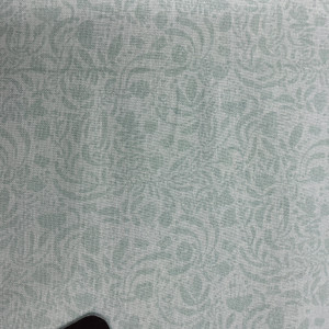 Elephant Joy Joyful Garden in Light Teal | Benartex | Quilting Fabric | 44" Wide | 100% Cotton | Floral Damask | Light Blue