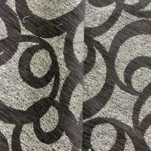 1 Yard Piece of Emboss in Espresso | Upholstery Fabric | Circle Geo in Brown / Beige | Richloom | Heavy Weight | 54" Wide | By the Yard