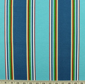 Richloom Solarium BONFIRE In Color REGATT | Outdoor Printed Fabric | 54 Wide | By The Yard